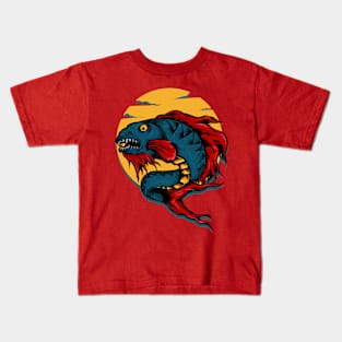 fish monster Kids T-Shirt